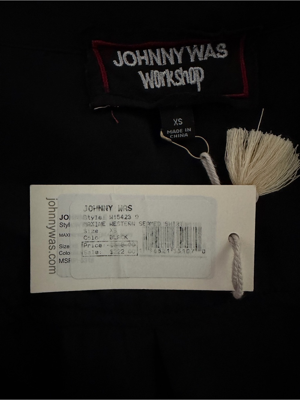 Johnny Was - Western Embroidered Button-Down Shirt with Velvet Yoke - Picture 10 of 15